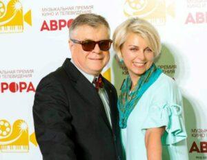 Григорий Гладков и Наталия Мажуга на вручении Музыкальной премии «Аврора».