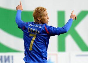 Хавбек ЦСКА Кейсуке Хонда