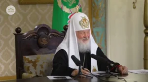 Патриарх Кирилл. Телемост с космонавтами